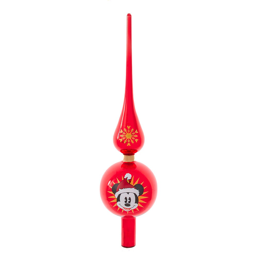 Kurt Adler 12-Inch Mickey Glass Treetop